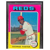 1975 TOPPS LARGE BASEBALL GEORGE FOSTER #87 CINCIN