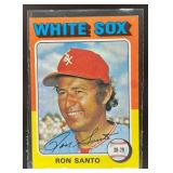 1975 TOPPS LARGE RON SANTO #35 CHICAGO WHITE SOX