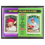 1975 TOPPS LARGE Baseball 1972 MVPs (Rich Allen /