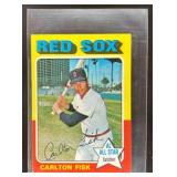 1975 TOPPS MINI CARLTON FISK #80 BOSTON RED SOX