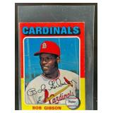 1975 TOPPS MINI BOB GIBSON #150 ST. LOUIS CARDINAL