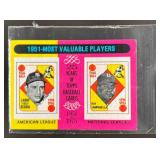 1975 Topps Mini 1951 MVPs (Yogi Berra / Roy Campan