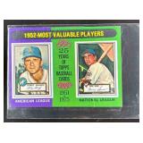 1975 Topps Mini 1952 MVPs (Bobby Shantz / Hank Sau