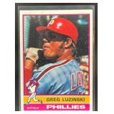 1976 TOPPS GREG LUZINSKI #610 PHILADELPHIA PHILLIE