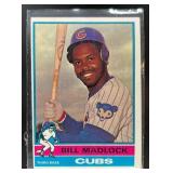1976 TOPPS BASEBALL BILL MADLOCK #640 CHICAGO CUBS