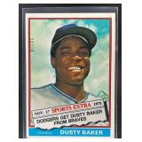 1976 TOPPS BASEBALL DUSTY BAKER TRADED #28T LOS AN