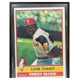 1976 TOPPS BASEBALL LUIS TIANT #130 BOSTON RED SOX