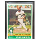 1976 TOPPS BASEBALL DAVE PARKER #185 PITTSBURGH PI
