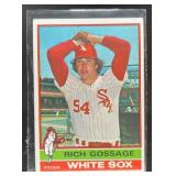 1976 TOPPS BASEBALL RICH GOSSAGE #180 CHICAGO WHIT