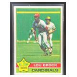 1976 TOPPS BASEBALL LOU BROCK #10 ALL-STAR ST. LOU