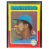 1975 TOPPS LARGE HANK AARON #660 MILWAUKEE BREWERS