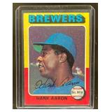 1975 TOPPS LARGE BASEBALL HANK AARON #660 MILWAUKE
