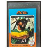 1975 TOPPS MINI REGGIE JACKSON #300 OAKLAND ATHLET