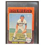 1975 TOPPS MINI ROBIN YOUNT #223 RC ROOKIE MILWAUK