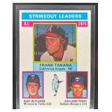 1976 Topps 1975 AL Strikeout Leaders (Frank Tanana