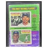 1975 TOPPS LARGE Baseball 1956 MVPs (Mickey Mantle