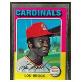 1975 TOPPS LARGE LOU BROCK #540 ST. LOUIS CARDINAL