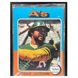 1975 TOPPS LARGE BASEBALL REGGIE JACKSON #300 OAKL