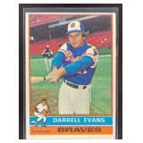 1976 TOPPS DARRELL EVANS #81 ATLANTA BRAVES