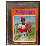 1975 TOPPS MINI BOB GIBSON #3 ST. LOUIS CARDINALS