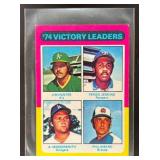 1975 Topps Mini 1974 Victory Leaders (Jim Hunter /