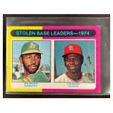 1975 TOPPS MINI 1974 STOLEN LEADERS BILL NORTH LOU
