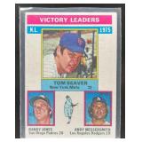 1976 Topps Baseball 1975 NL Victory Leaders (Tom S