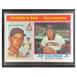 1976 Topps Baseball Father & Son Big Leaguers Joe