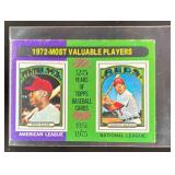 1975 TOPPS MINI 1972S RICH ALLEN JOHNNY BENCH #210