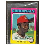 1975 TOPPS MINI LOU BROCK #540 ST. LOUIS CARDINALS