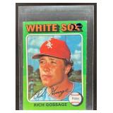 1975 TOPPS MINI RICH GOSSAGE #554 CHICAGO WHITE SO