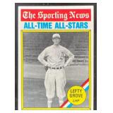 1976 TOPPS LEFTY GROVE #350 ALL-STAR ATHLETICS
