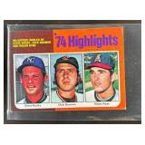 1975 Topps Mini Steve Busby / Dick Bosman Nolan Ry