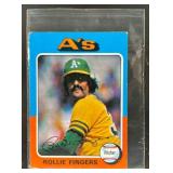 1975 TOPPS MINI ROLLIE FINGERS #21 OAKLAND ATHLETI