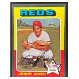 1975 TOPPS LARGE BASEBALL JOHNNY BENCH #260 ALL-ST
