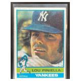 1976 TOPPS BASEBALL LOU PINIELLA #453 NEW YORK YAN