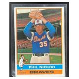 1976 TOPPS BASEBALL PHIL NIEKRO #435 ATLANTA BRAVE