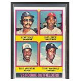 1976 Topps Rookie Outfielders (Henry Cruz / Chet L