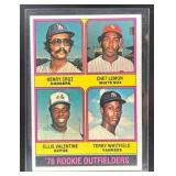 1976 Topps Baseball 1976 Rookie Outfielders (Henry