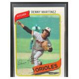 1980 TOPPS BASEBALL DENNY MARTINEZ #10 BALTIMORE O