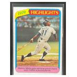 1980 TOPPS BASEBALL MANNY MOTA #3 LOS ANGELES DODG
