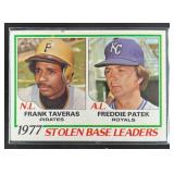 1978 Topps Baseball 1977 Stolen Leaders (Frank Tav