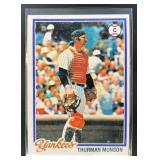 1978 TOPPS BASEBALL THURMAN MUNSON #60 NEW YORK YA