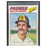 1977 TOPPS BASEBALL ROLLIE FINGERS #523 SAN DIEGO