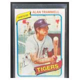 1980 TOPPS BASEBALL ALAN TRAMMELL #232 DETROIT TIG