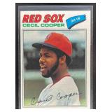 1977 TOPPS BASEBALL CECIL COOPER #235 BOSTON RED S
