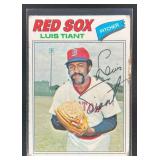 1977 TOPPS BASEBALL LUIS TIANT #258 BOSTON RED SOX