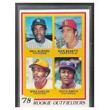1978 TOPPS ROOKIE OUTFIELDERS DELL ALSTON RICK BOS