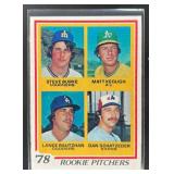 1978 TOPPS ROOKIE PITCHERS STEVE BURKE MATT KEOUGH