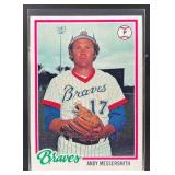 1978 TOPPS BASEBALL ANDY MESSERSMITH #156 ATLANTA
